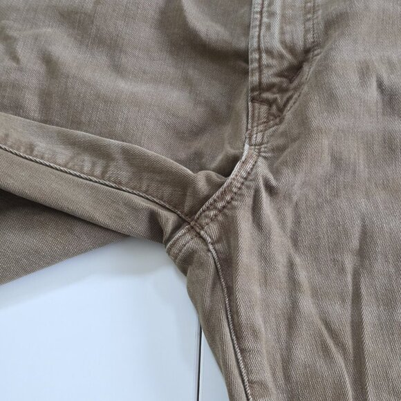 American Eagle Jeans Men 33x32 (28) Beige Airflex+  Athletic Fit Tapered Stretch - Picture 8 of 16